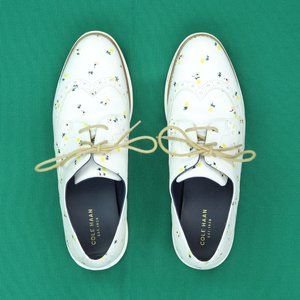 Cole Haan ZerØgrand Wingtip Oxford Floral Shoes